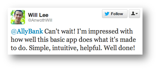Twitter comment-@ACBbank Meridian Safe Bank UnionTwitter Comment- Mobile App
